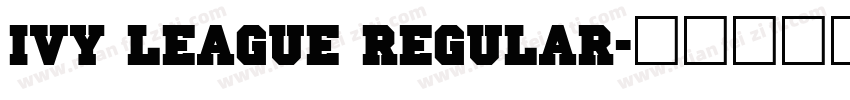 Ivy League Regular字体转换